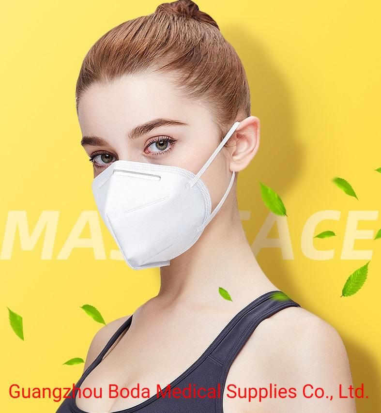 Wholesale Standard En149 Disposable 5 Ply KN95 Non Woven Protective Face Mask