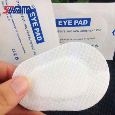 China Supplier Medical Adhesive Non Woven Dressing Eye Cotton Pad