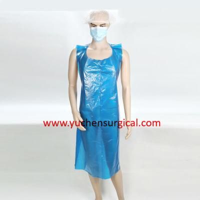 Factory Directly Sale Cheap Disposable PE Apron on Roll for Protection