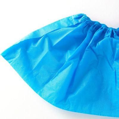 Blue Plastic Waterproof Disposable Protective Foot Safety Shoe Covers