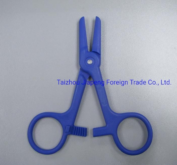 Disposable Medical Plastic Tweezers PS Plastic Forceps