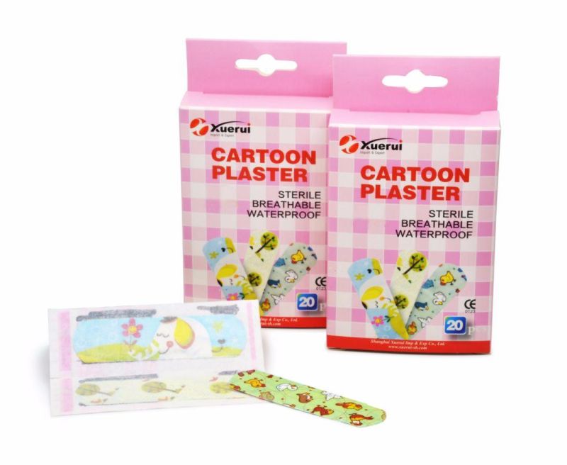 Cartoon Type Disposable Adhesive Wound Plaster, Adhesive Bandage