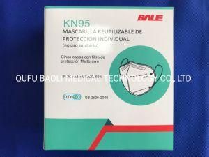 Face Shield KN95 FFP2 Protective Masks High Quality 5ply Disposable KN95 Face Mask Earloop Pef Filter Mask