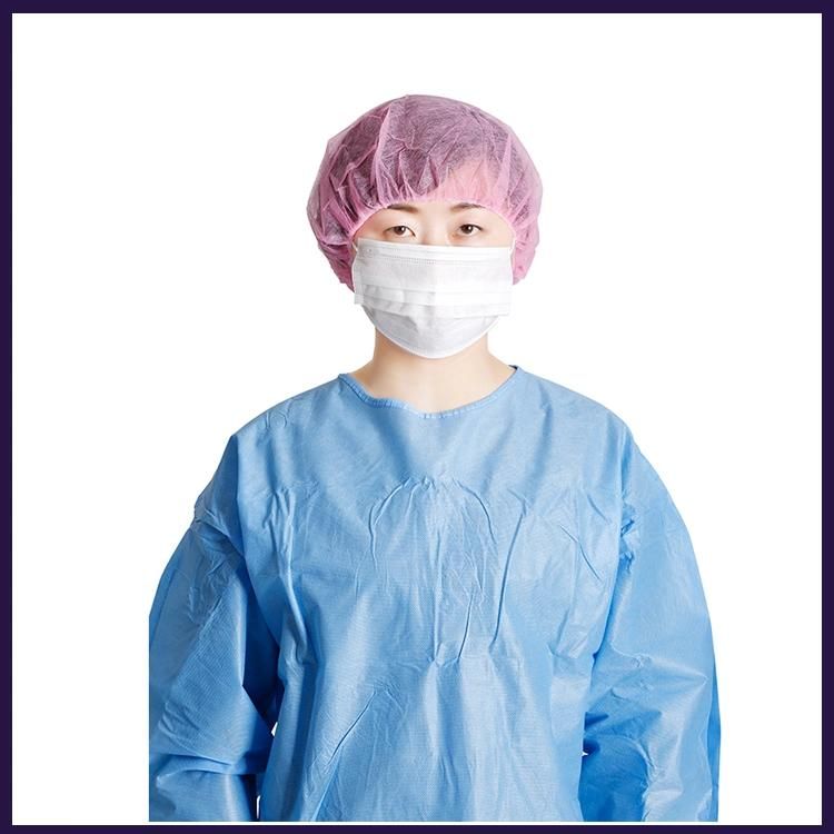 Hot Products Blue Non Woven Medical Disposable Bouffant Cap/Clip Cap/Hairnet