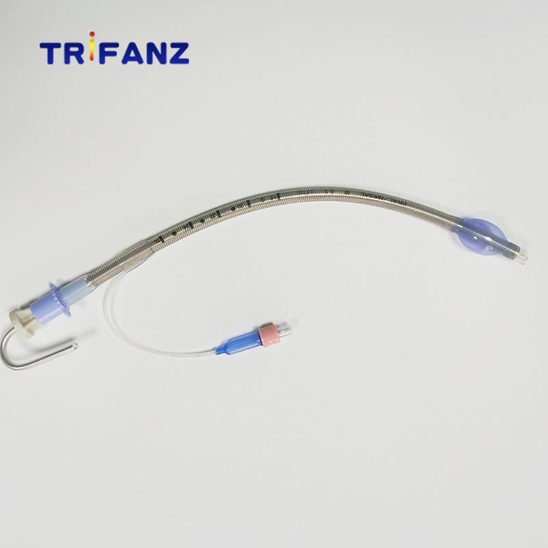 Silicone Disposable Reinforced Endotracheal Tube Uncuffed