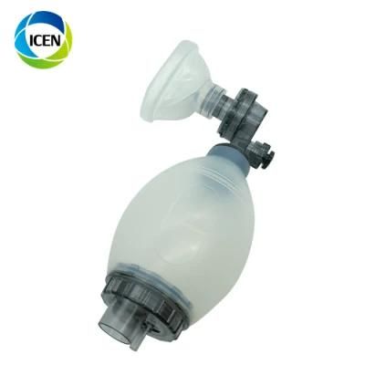 in-K001 Portable Adult Ambulance Infant Medical PVC Manual Ambu Bag Resuscitator