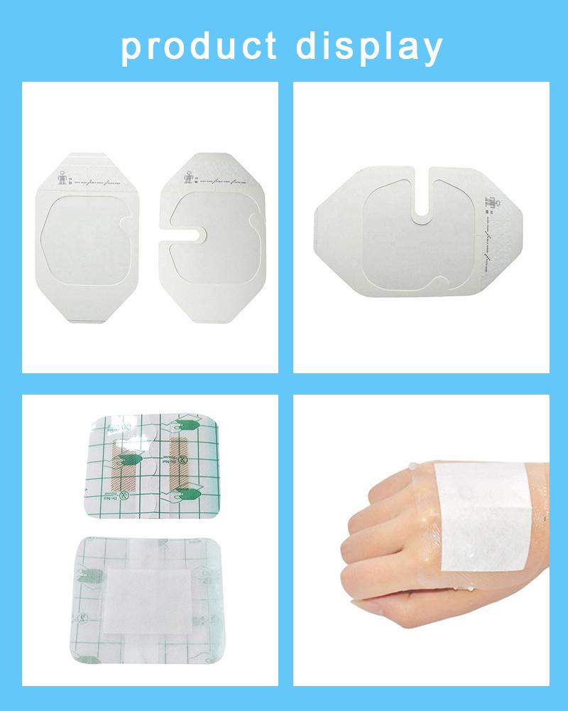 Sterile Medical Transparent PU Film IV Cannual Fixing Dressing