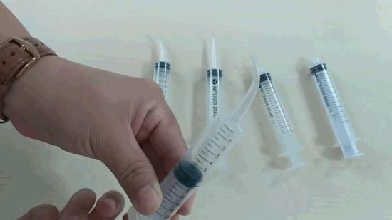 Plastic Dental Oral Syringes for Teeth Whitening with Blunt Tips