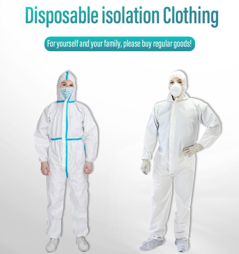 Disposable Single-Use Clothing Non-Woven Coverall