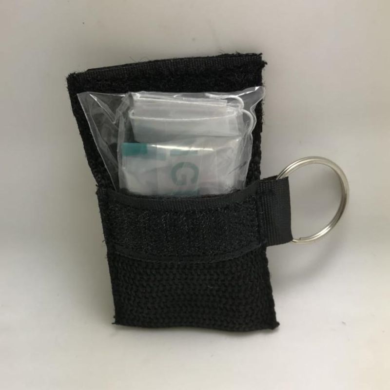 CPR Mask Key Chain One Way Value Rescue Face Shields