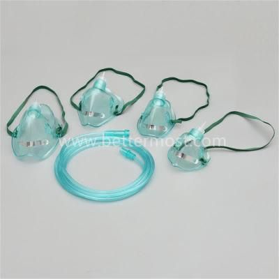 Disposable High Quality Medical PVC Neonate Oxygen Mask with Connecting Tube
