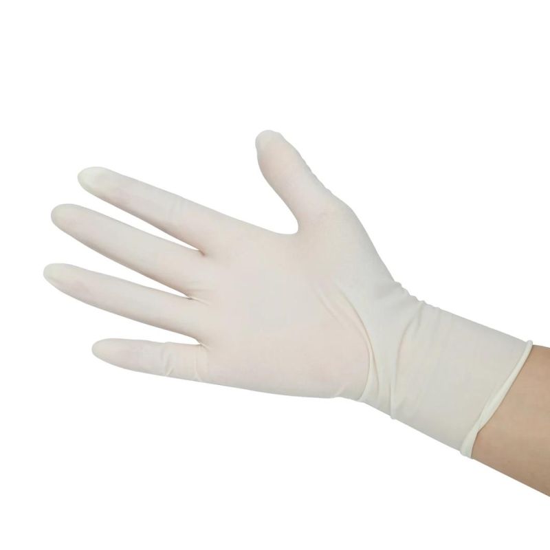 100% Natural Latex Disposable Safety Cheap Latex Examination Gloves Latex Goves