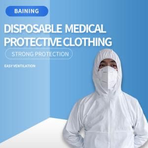 Professional Manufacture Disposable Medical Overall Protective Clothing for Hospital Virus Isolation