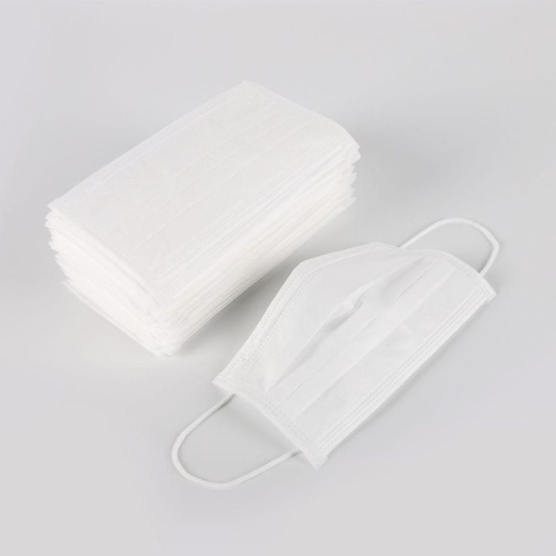 Manufacture 3 Ply CE Medical Face Mask Disposable Face Mask Surgical Face Mask with Ear Loop Custom