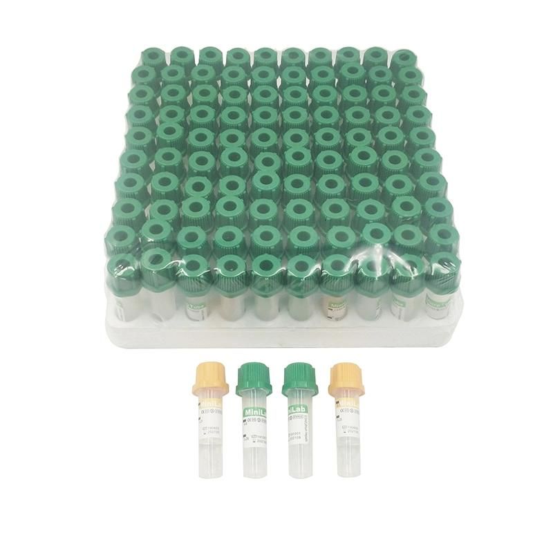 Geen Cap Clot Activator Sodium Citrate Coagulation Disposable Vacuum Blood Collection Tube