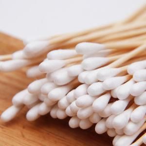 Factory Sterile Medical Bamboo and Wooden Cotton Swab with Customized