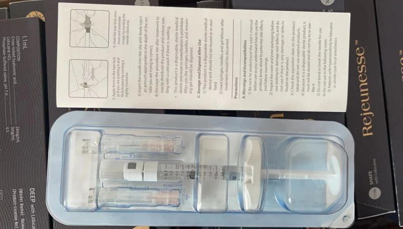 Ha Filler Rejeunesse Anti-Wrinkle Facial Rejuvenation Injection Dermal Filler