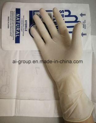 Latex Glove Powder Free or Powdered with USP Absorbable Corn Starch