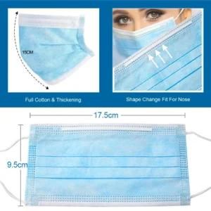 3 Ply Layer 3-Ply Disposable Medical Respirator Medical Face Mask
