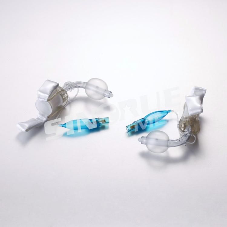 Hospital 3.0mm-10.0mm Disposable Medical Tracheostomy Tube with Cuff