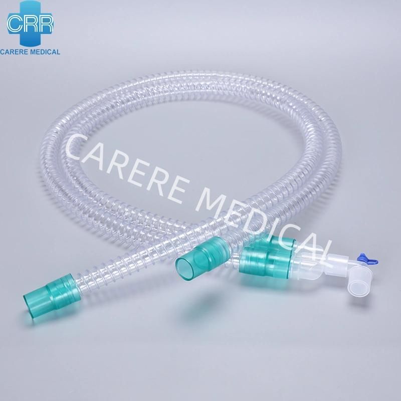 Disposable Anesthesia Ventilator Breathing Corrugated Expandable Smoothbore Circuit ICU Use