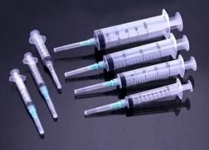 Medical Injection Syringe with Needle Vaccine Use