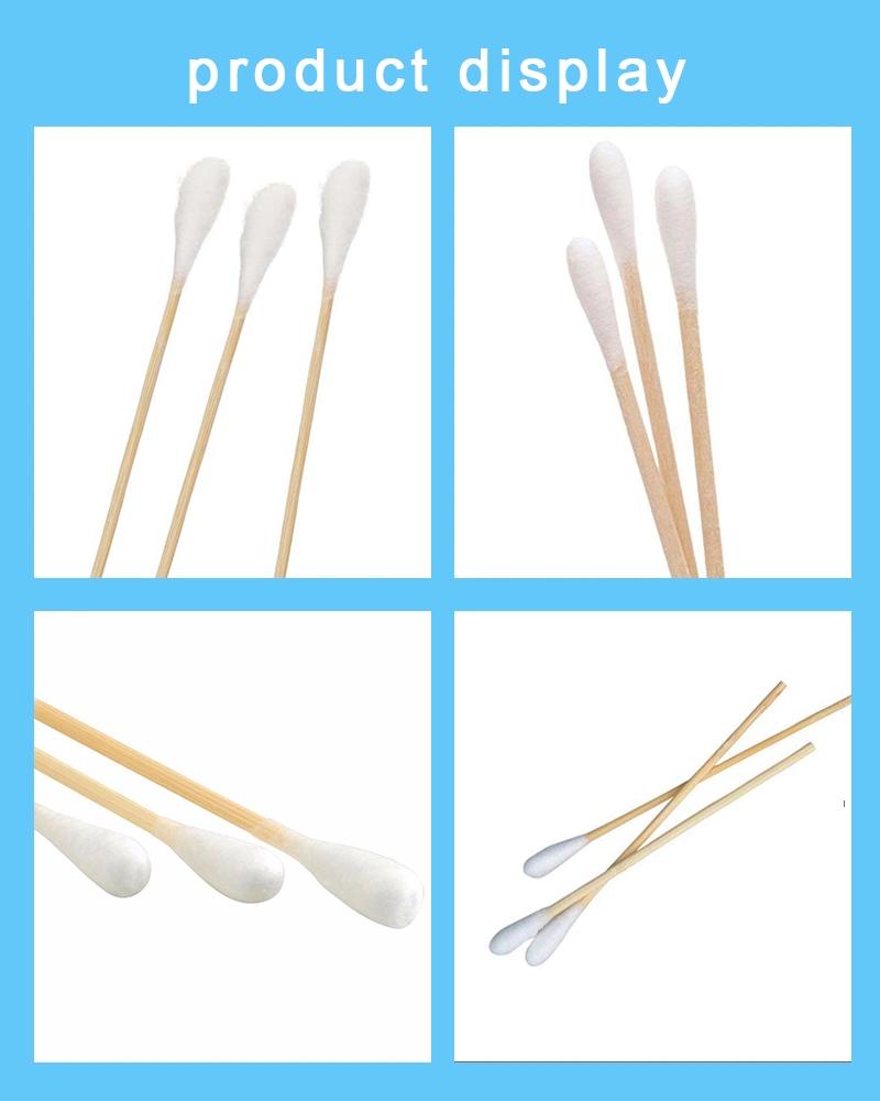 Low Price Big Head Large Cotton Swab Tipped Applicator for Makeup Use