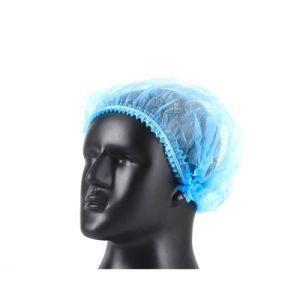 Disposable Head Cap Bouffant Cap Hair Net Surgical Doctor Hat Round Mob Cap Manufacturer