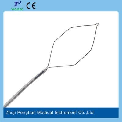 Single-Use Rotatable Polypectomy Snare Hexagonal Shape Endoscopic Device