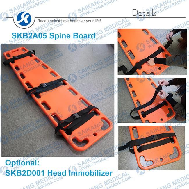 Skb2a06 BV Certification Detachable Plastic Spinal Board