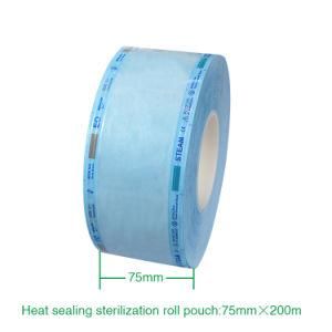 75mm X 200m Heat Sealing Roll Pouch with Eo Steam Sterilization