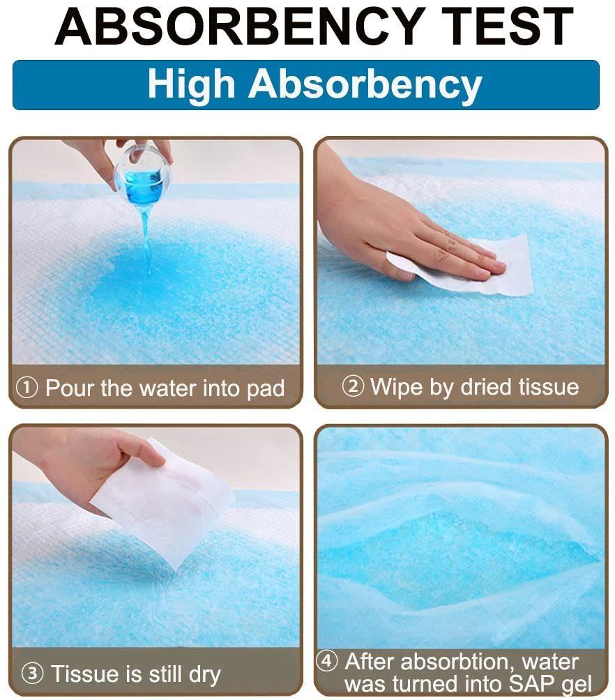 Adult Incontinence Pad Disposable Non Woven Fabric Badsheets with High Absorbent Under Pads