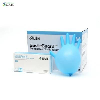 Blue Disposable Nitrile Gloves, Powder-Free, Exam Gloves Medical Examination Large Black Nitrile Gloves