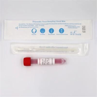 Disposable Individually Testing Sampling Kit with Oropharyngeal Nasopharyngeal Swab