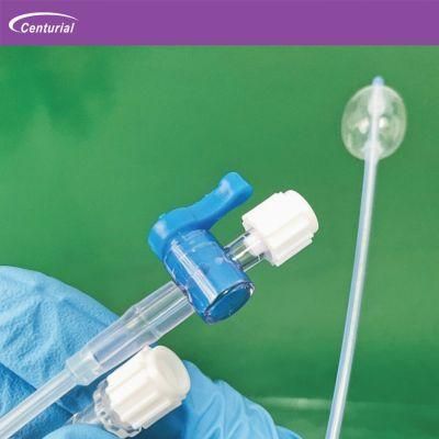 High Quality Medical Consumable Silicone Hsg Catheter with Switch Valve