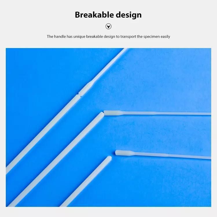 HD5 Medical Disposable Rapid Test DNA Sampling Pharyngeal Viral Transport Nasopharyngeal Flocked Swabs