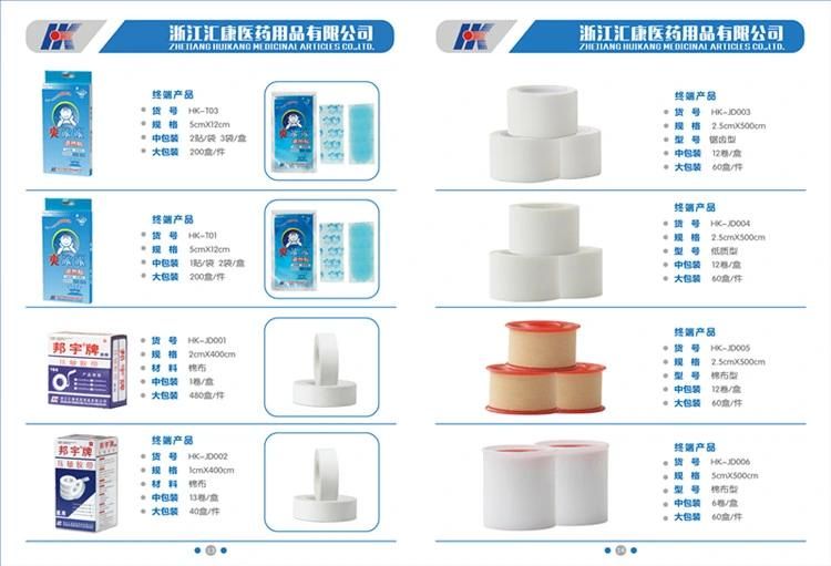 Factory Dircetly 72X19mm Adhesive Bandage Wound Plaster Band Aid