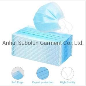 Discount Anti Pollution Flat Type 3 Ply Medical Surgical Face Dust Mask