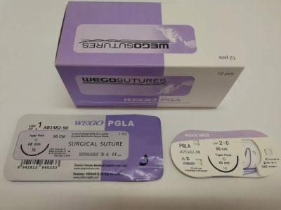 Violet or Undyed PGA Surgical Suture