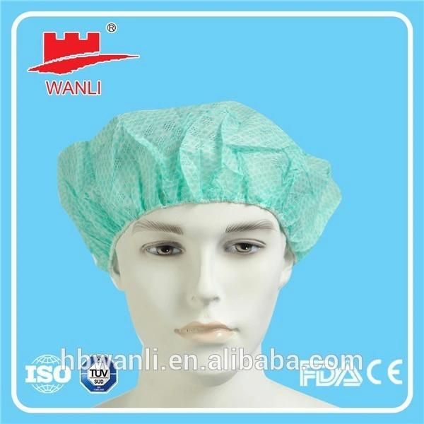 High Quality Xianwanli Brand Disposable PE Shower Cap Disposable PE Head Cover Disposable PE Bouffant Cap Apply to Salon