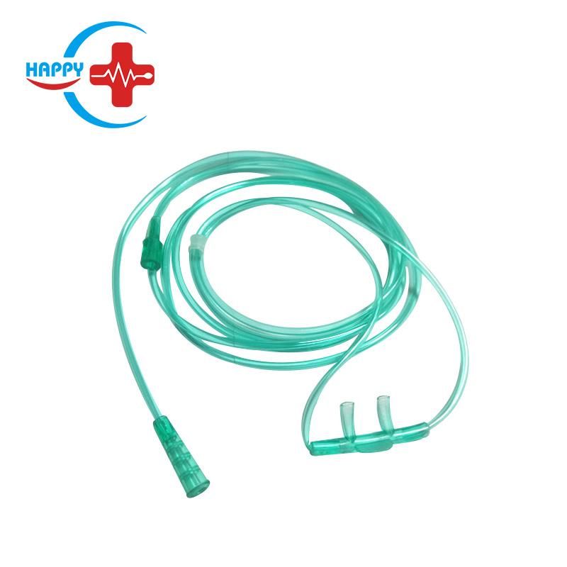 Hc-K075 Medical Colored PVC Nasal Oxygen Cannula for Surgical/Disposable Sterile Nasal Cannula