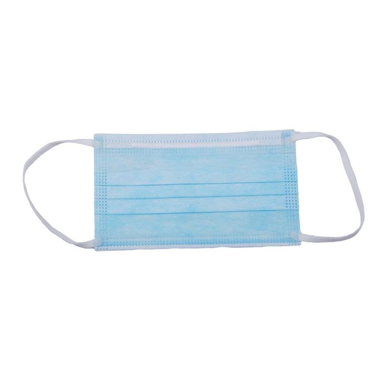 White List Wholesale Earloop 3ply Non Woven Adult Children Blue Custom Printing Surgical Face Mask Medical Disposable Face Mask