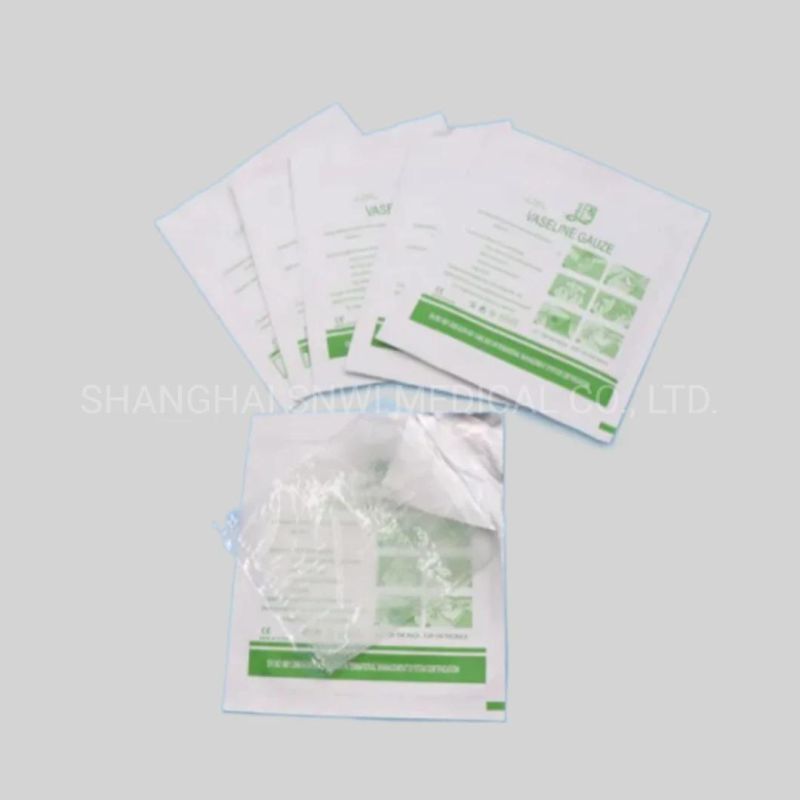 CE&ISO Certificate Medical Disposable Single Package Sterile Vaseline Gauze