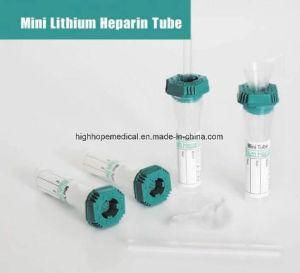 Ce Approved Medical Disposable Mini Lithium Heparin Tube