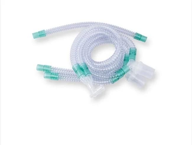 Disposable Medical Reinforced Anaesthesia Breathing Circuit with Hmef Filters