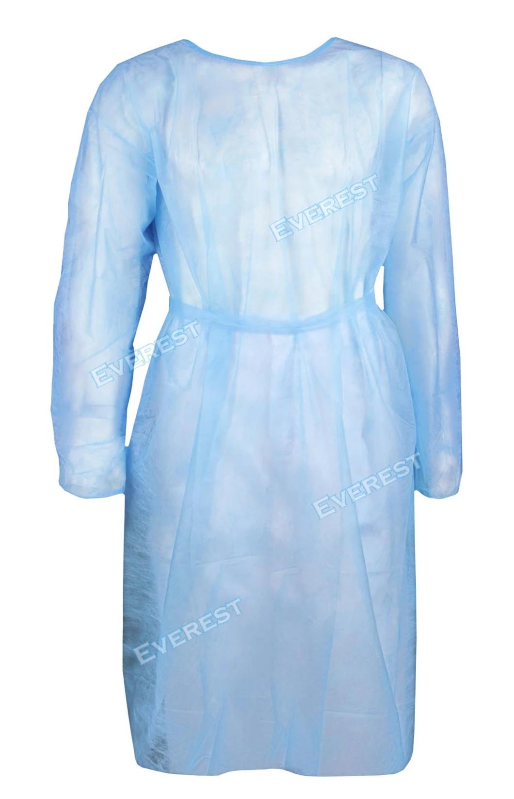 Disposable Non-Woven Isolation Gown for Medical Use