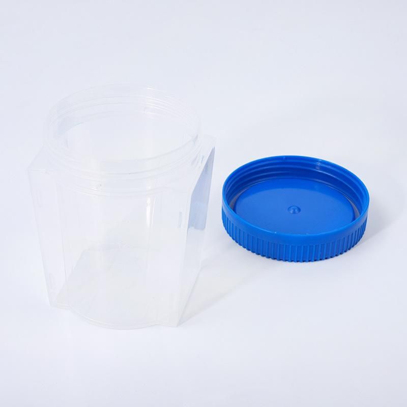 New Design Sterile Stool Test Plastic Urine Square Container
