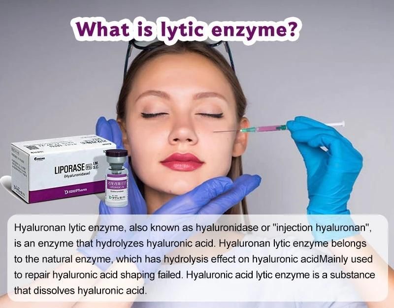 Best Selling Hyaluronic Acid Lyase Liporase Hyaluronidase for Dissolves
