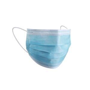 Wholesale En 14683 Type II Blue Anti Bacterial 3 Ply Disposable Medical Surgical Face Mask