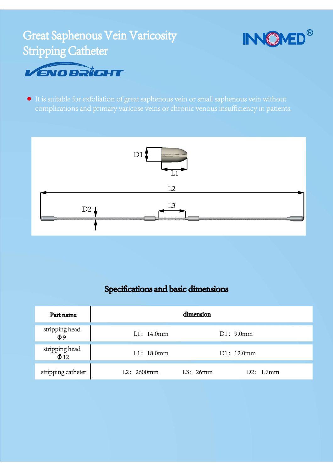 Peeling Catheters for Congenital Superficial Varicose Veins